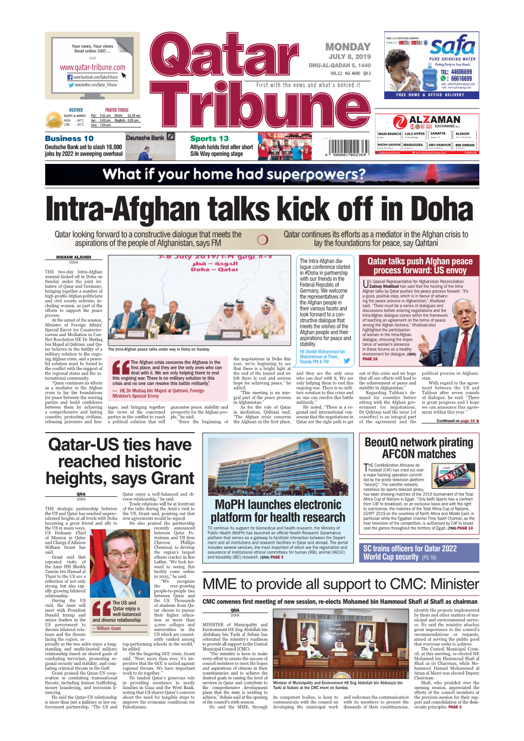 Intra-Afghan Talks Kick Off in Doha
