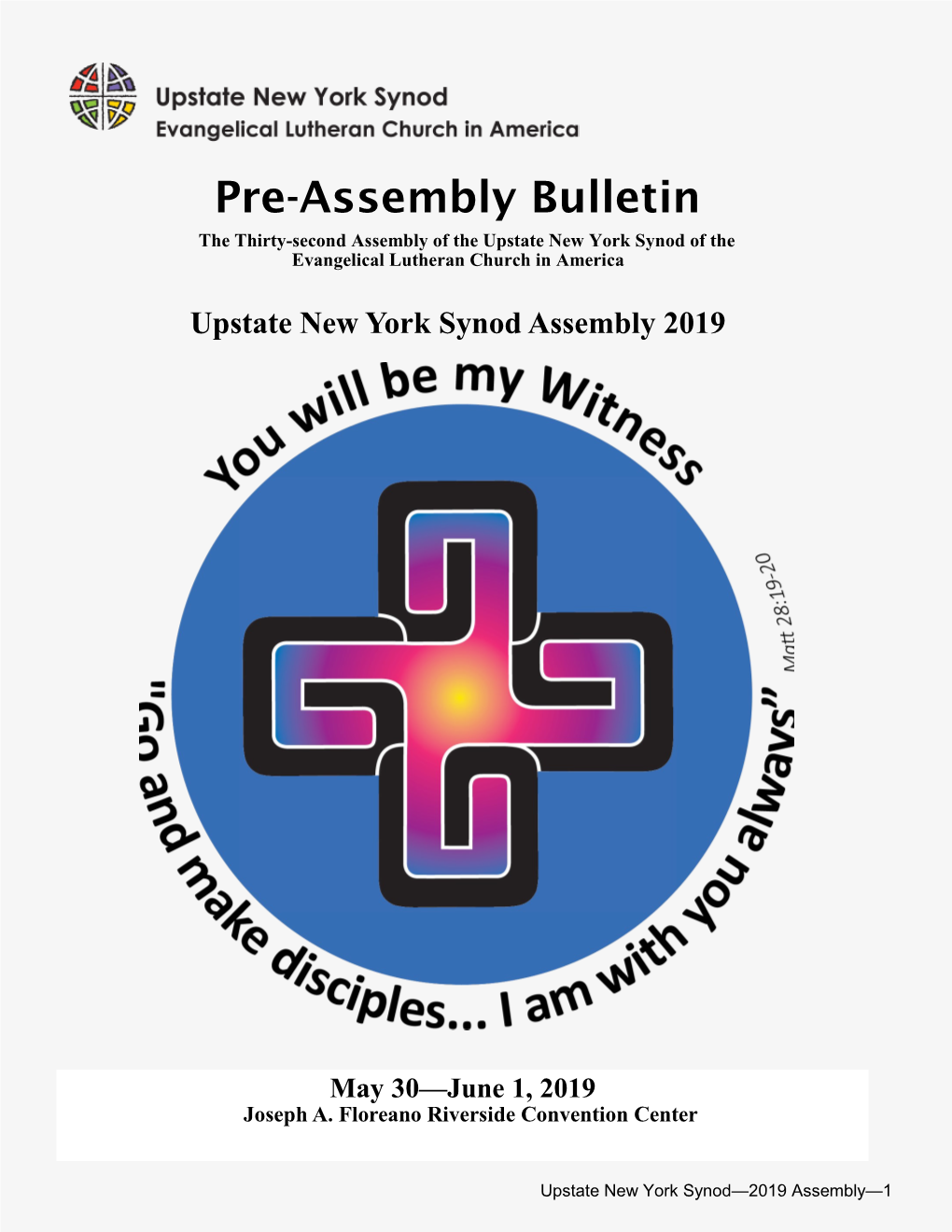 Pre-Assembly Bulletin