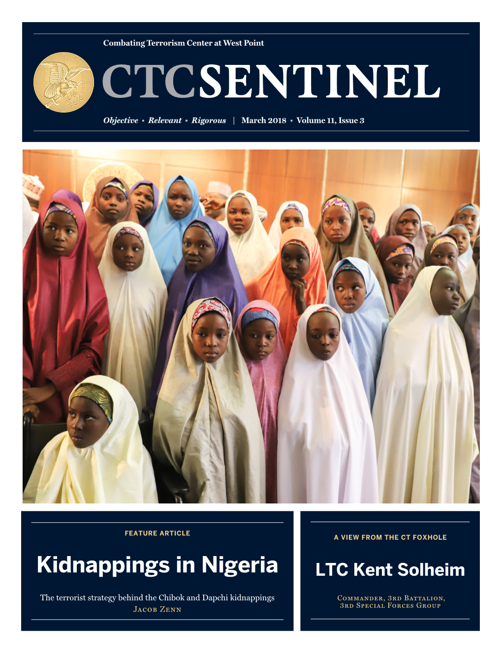 Kidnappings in Nigeria LTC Kent Solheim