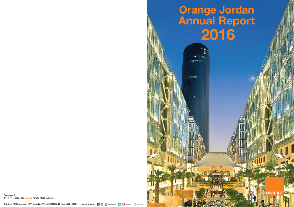 Orange Annual Report 2016