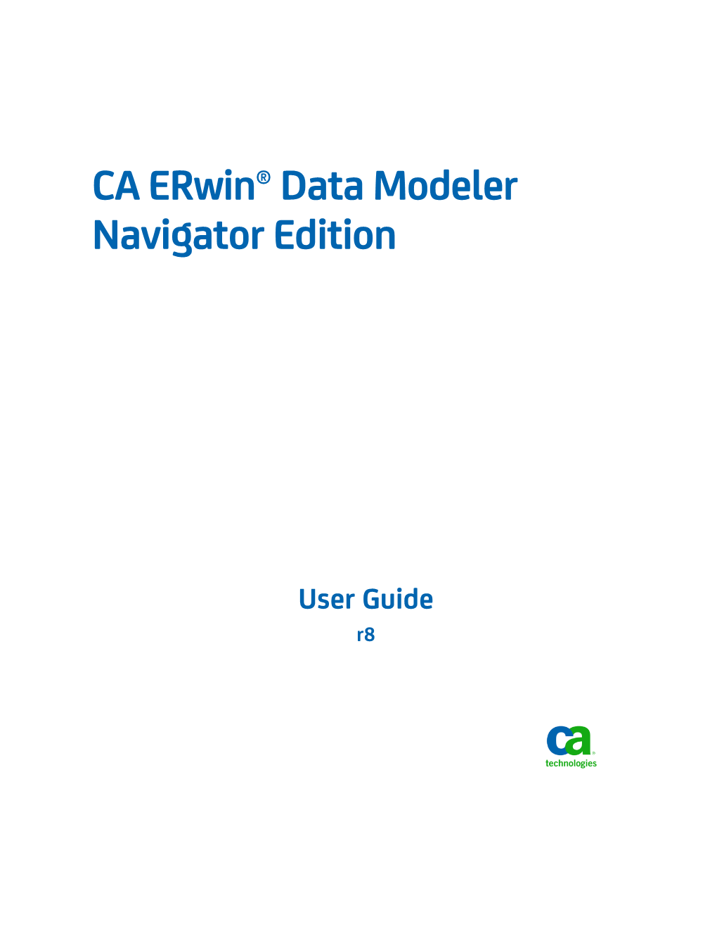 CA Erwin Data Modeler Navigator Edition User Guide