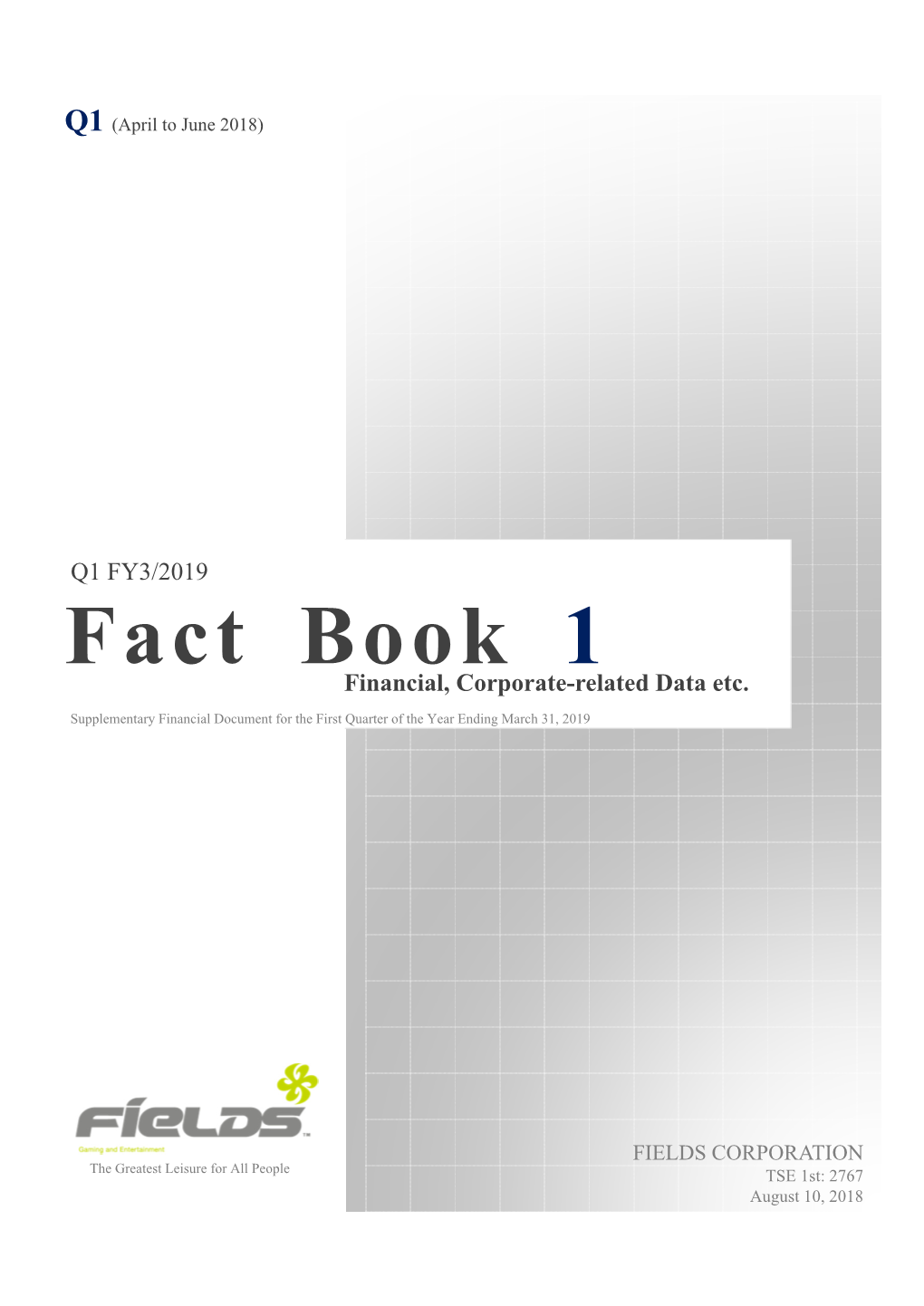 Fact Book 1 Financial, Corporate-Related Data Etc