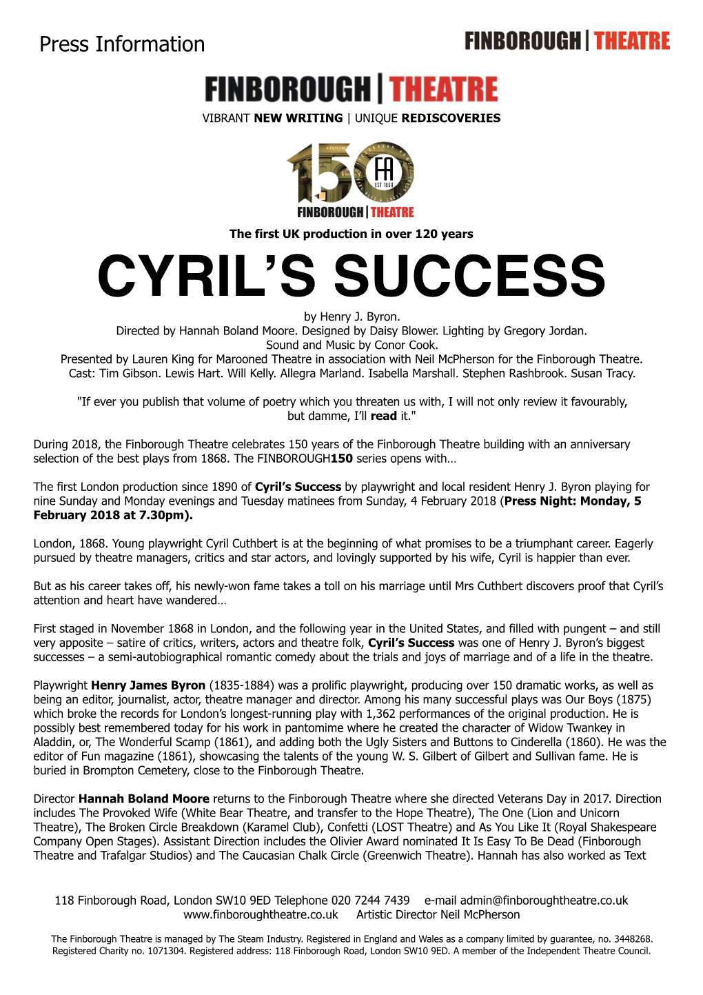 Cyril's Success