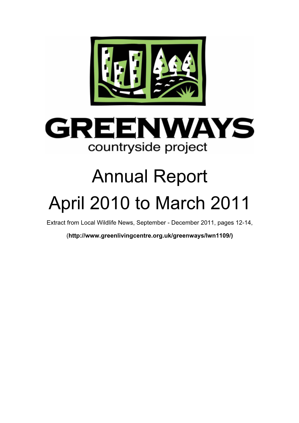 Annual Report April 2010 to March 2011