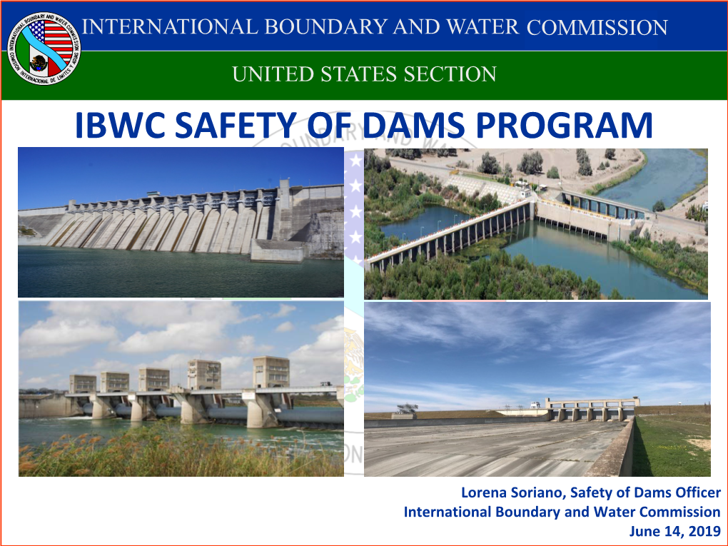 Ibwc Safety of Dams Program