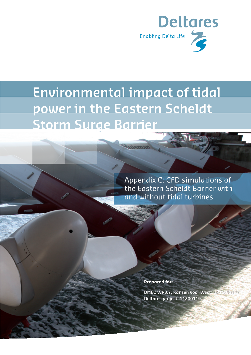 Environmental Impact of Tidal Energy Plant in Eastern Scheldt Storm Surge Barrier