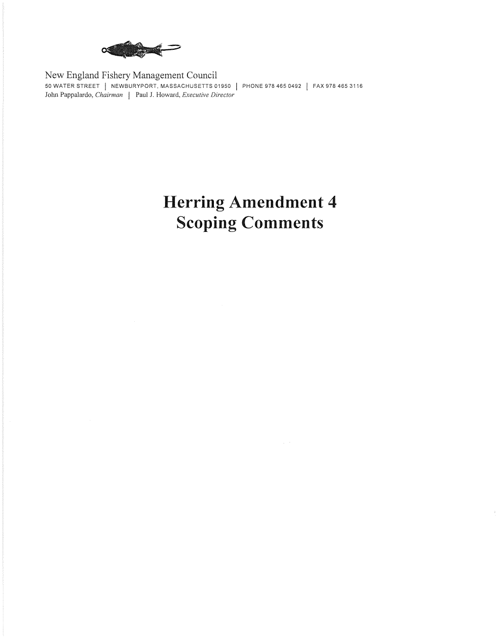 Herring Amendment 4 Scoping Comments