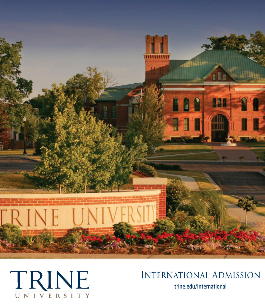 International Admission Trine.Edu/International Angola, Indiana