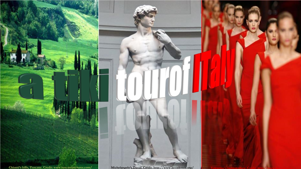 Tiki Tour » of Italy for You