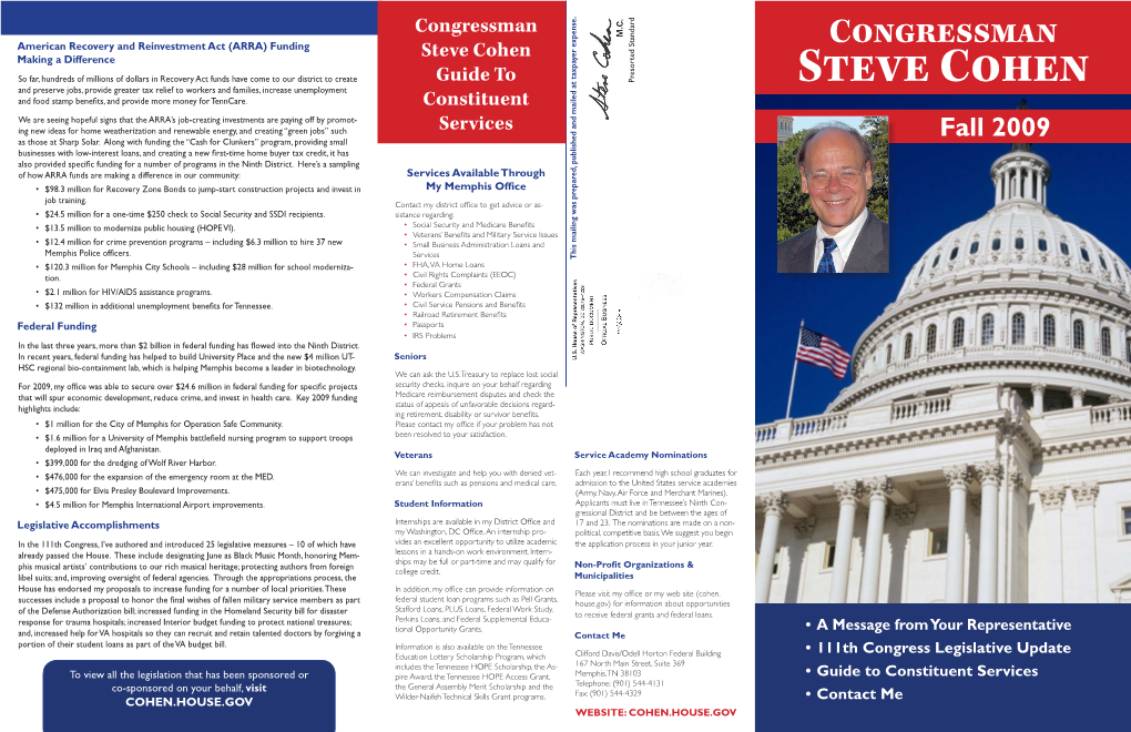 Fall 2009 Newsletter