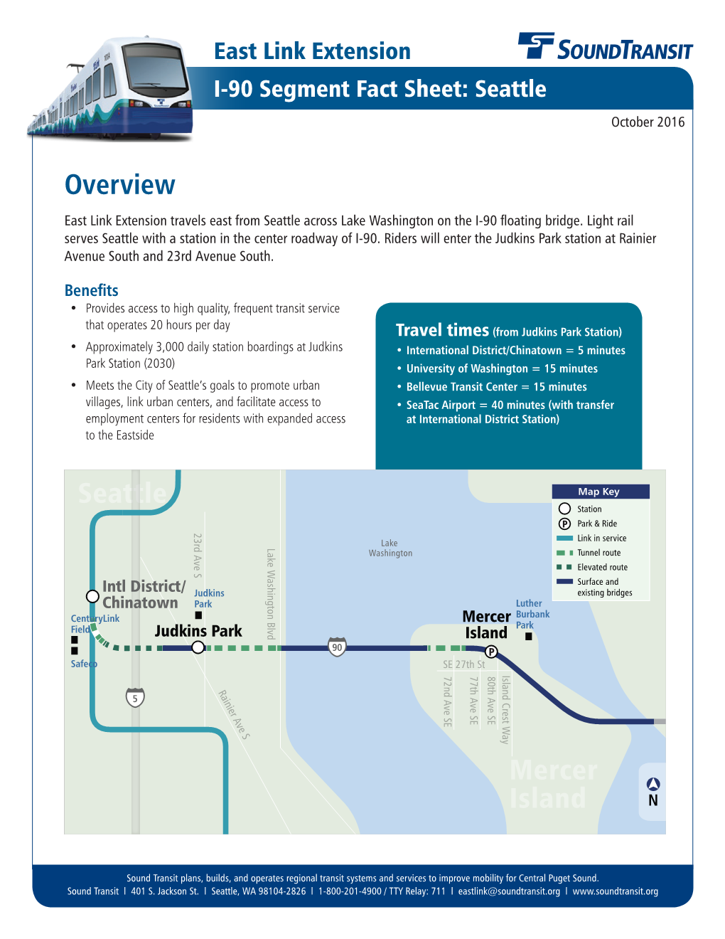 Judkins Park Fact Sheet