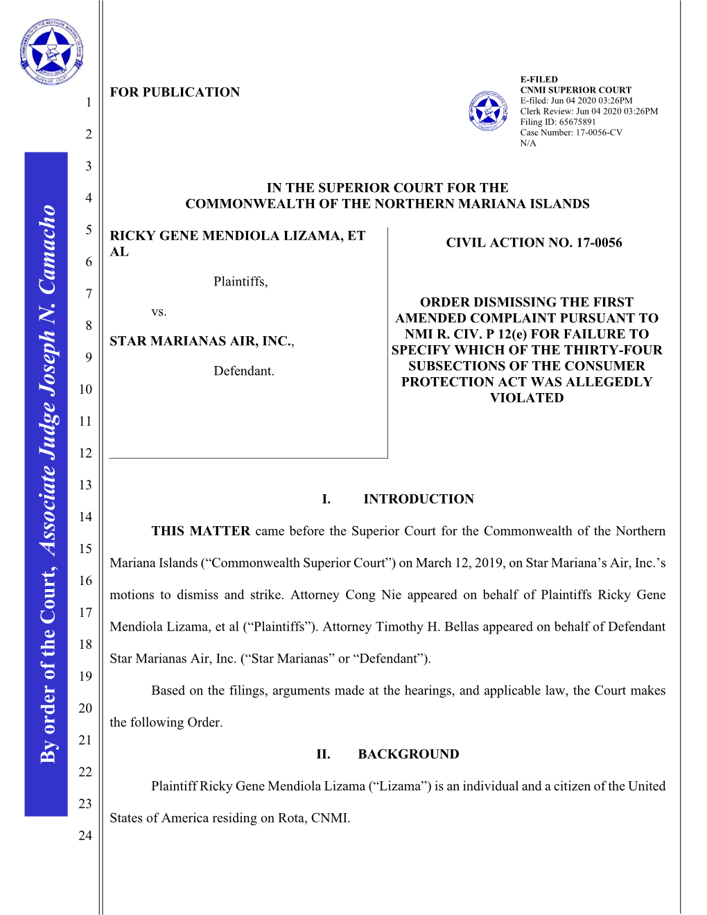 20-06-04-CV17-0056 (Lizama V. Star Marianas Air, Inc.)