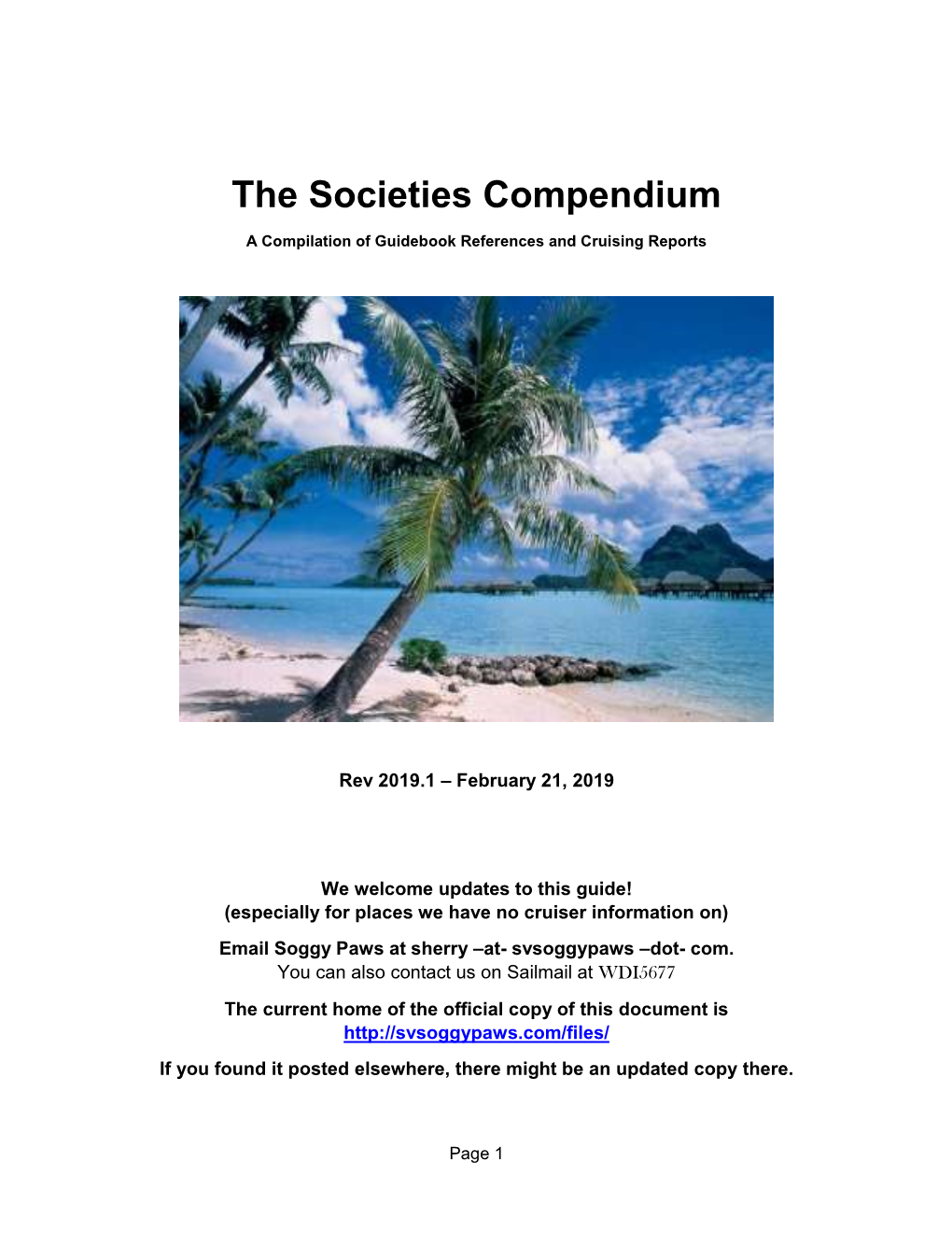 Societies Compendium