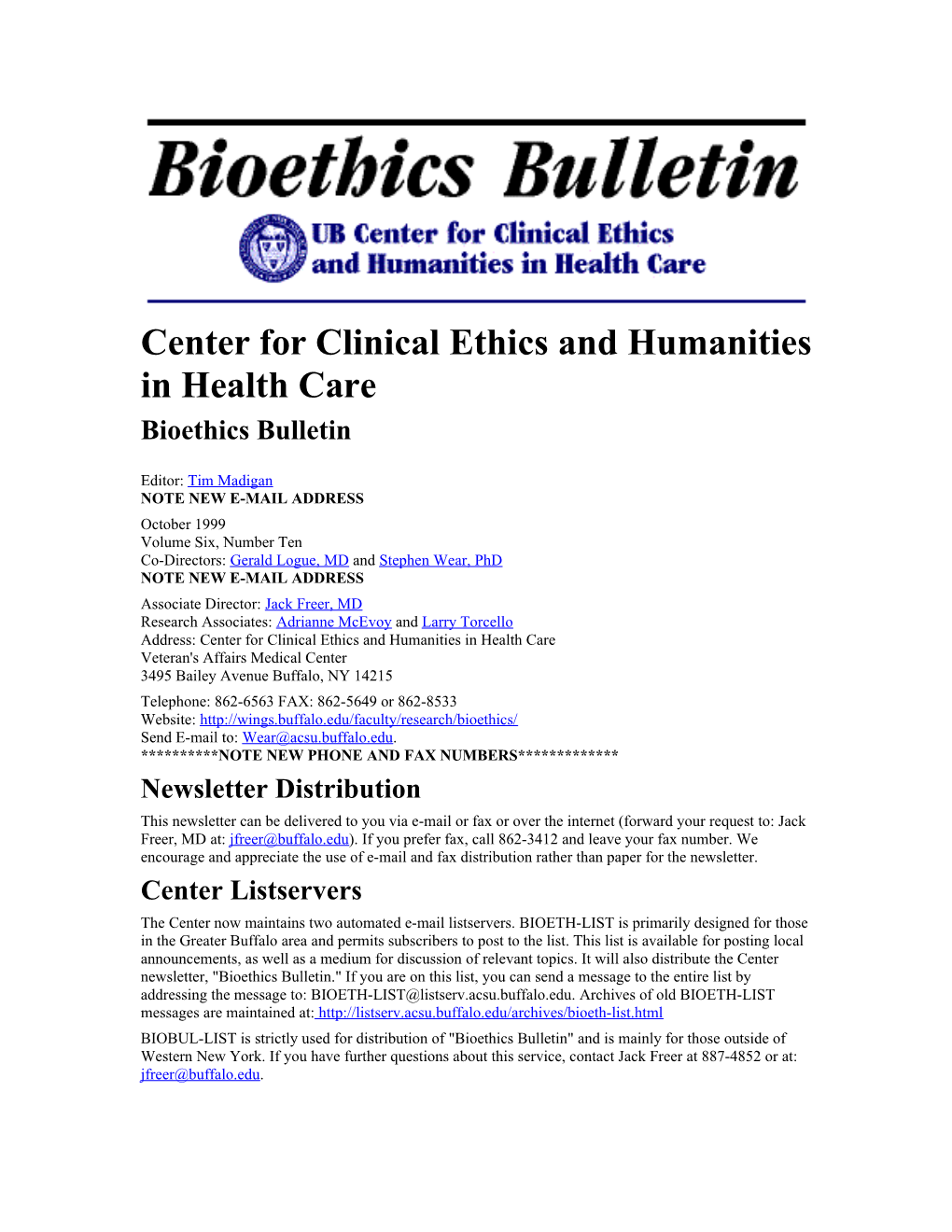 Center for Clinical Ethics and Humanities in Health Care s1