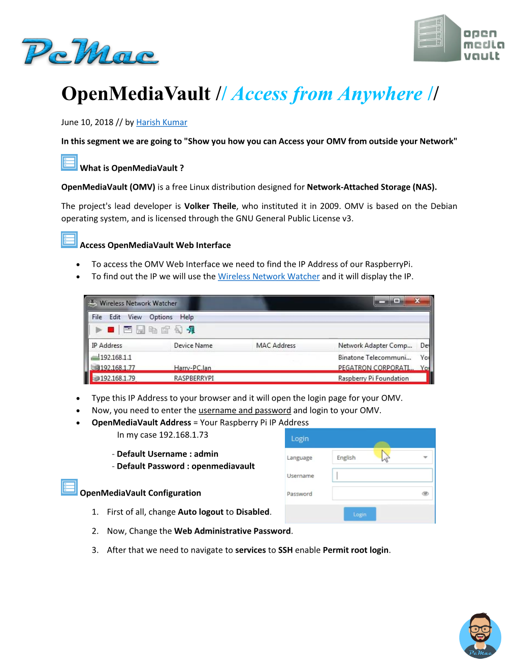 Openmediavault // Access from Anywhere