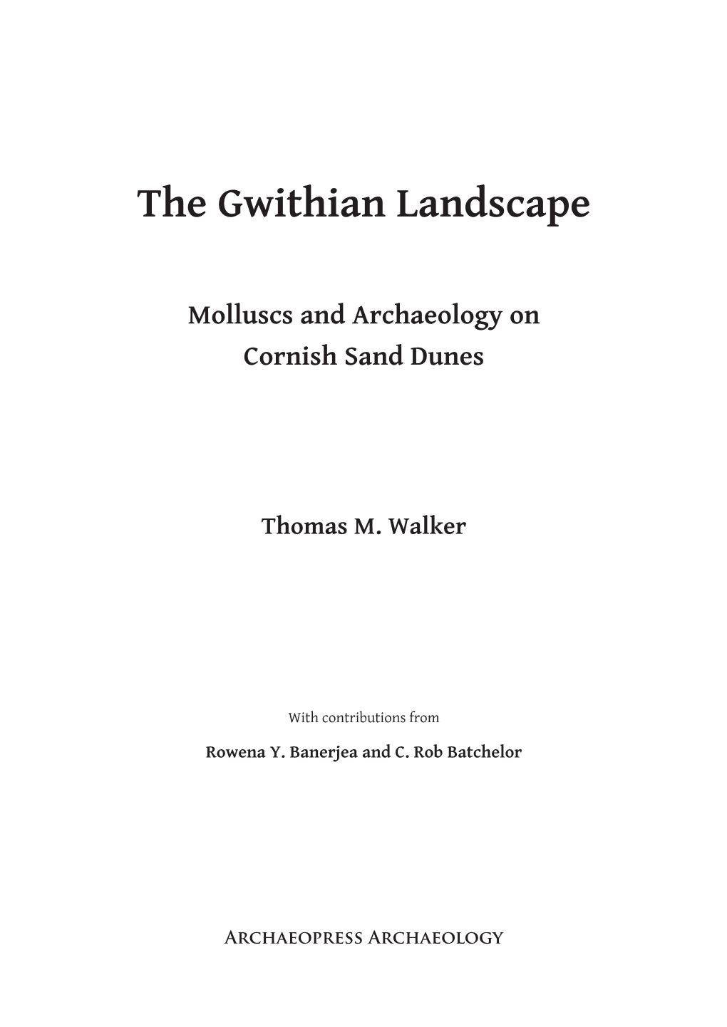 The Gwithian Landscape