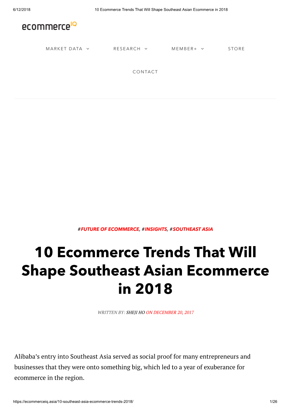 10 Ecommerce Trends That Will Shape Southeast Asian Ecommerce in 2018