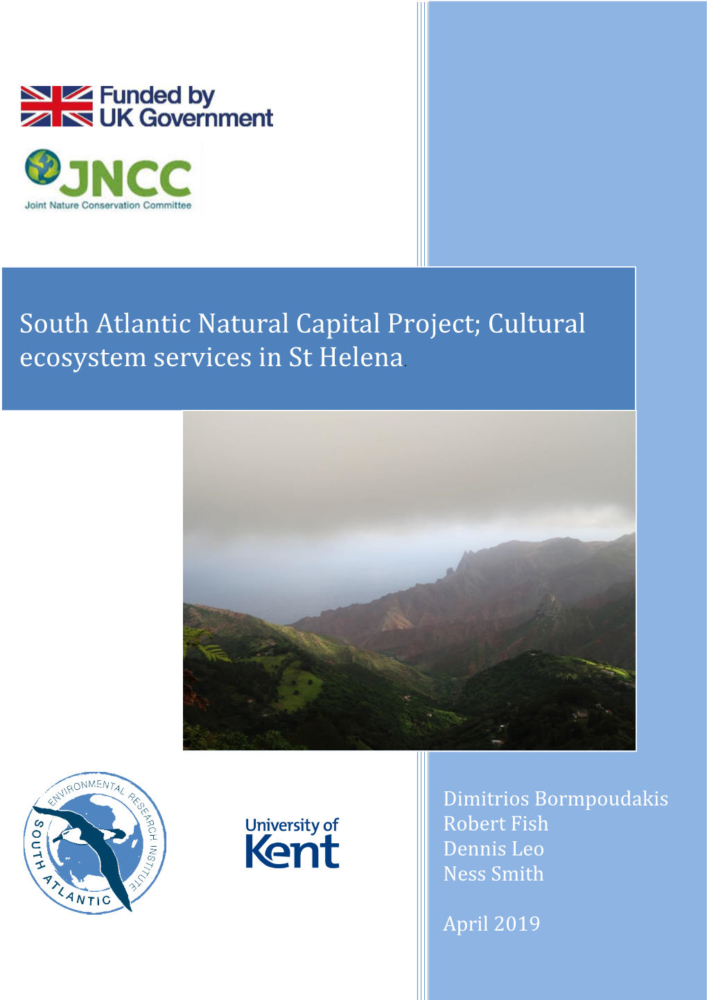 Cultural Ecosystem Services in St Helena