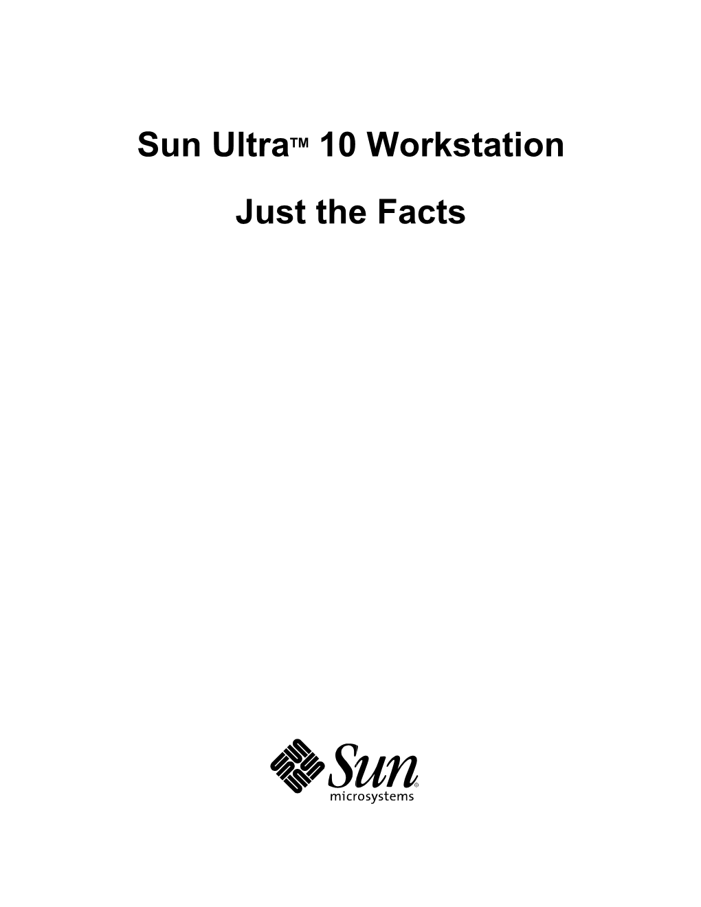 Ultra 10 Workstation Configurations