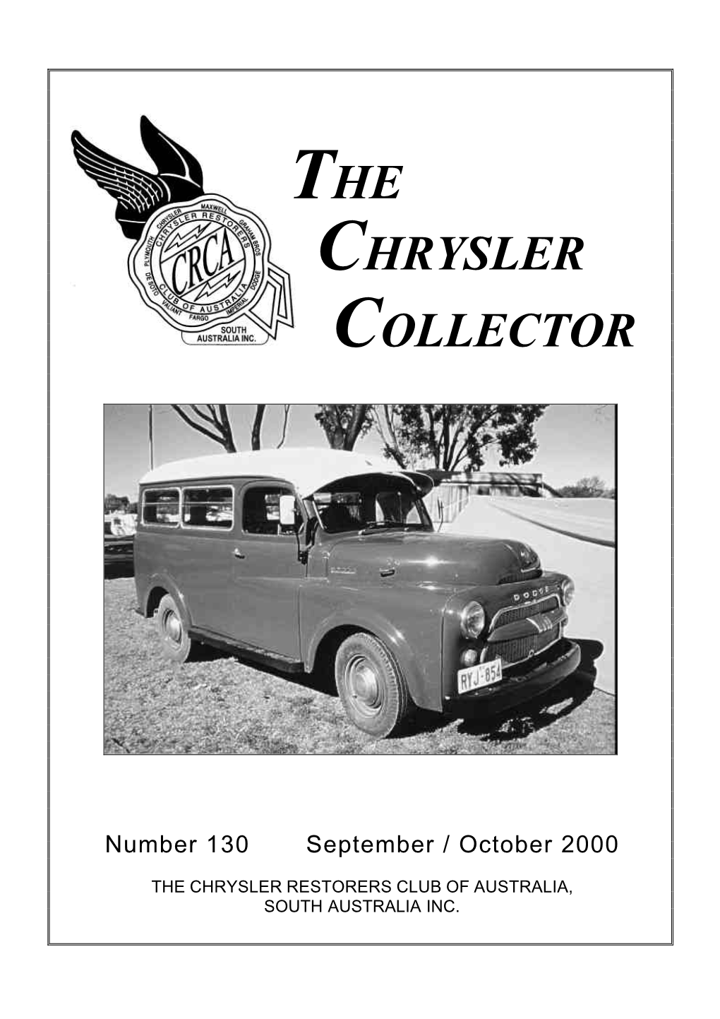 The Chrysler Collector Is the Copyright of the Author of the Article