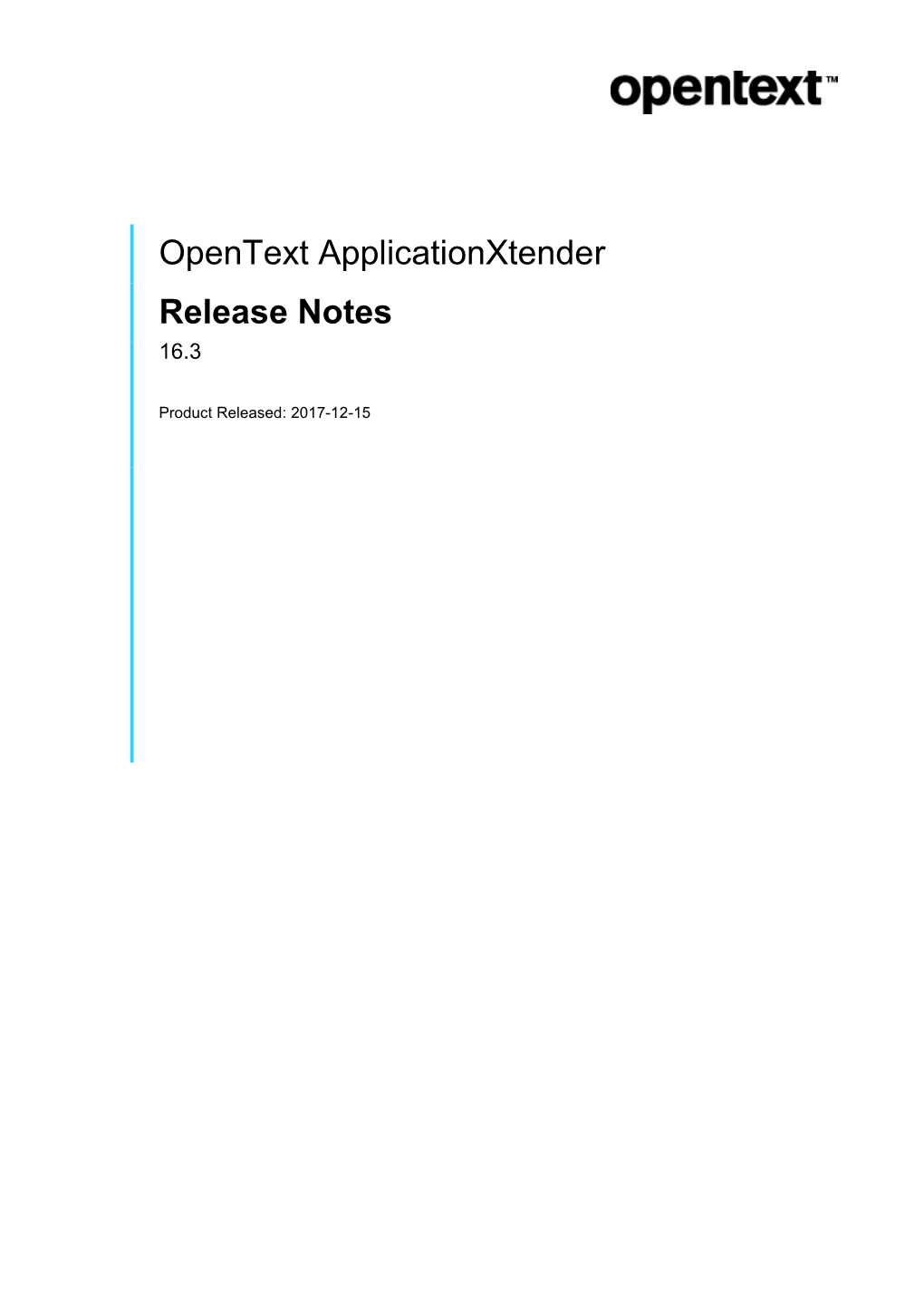 Applicationxtender 16.3 Release Notes 3