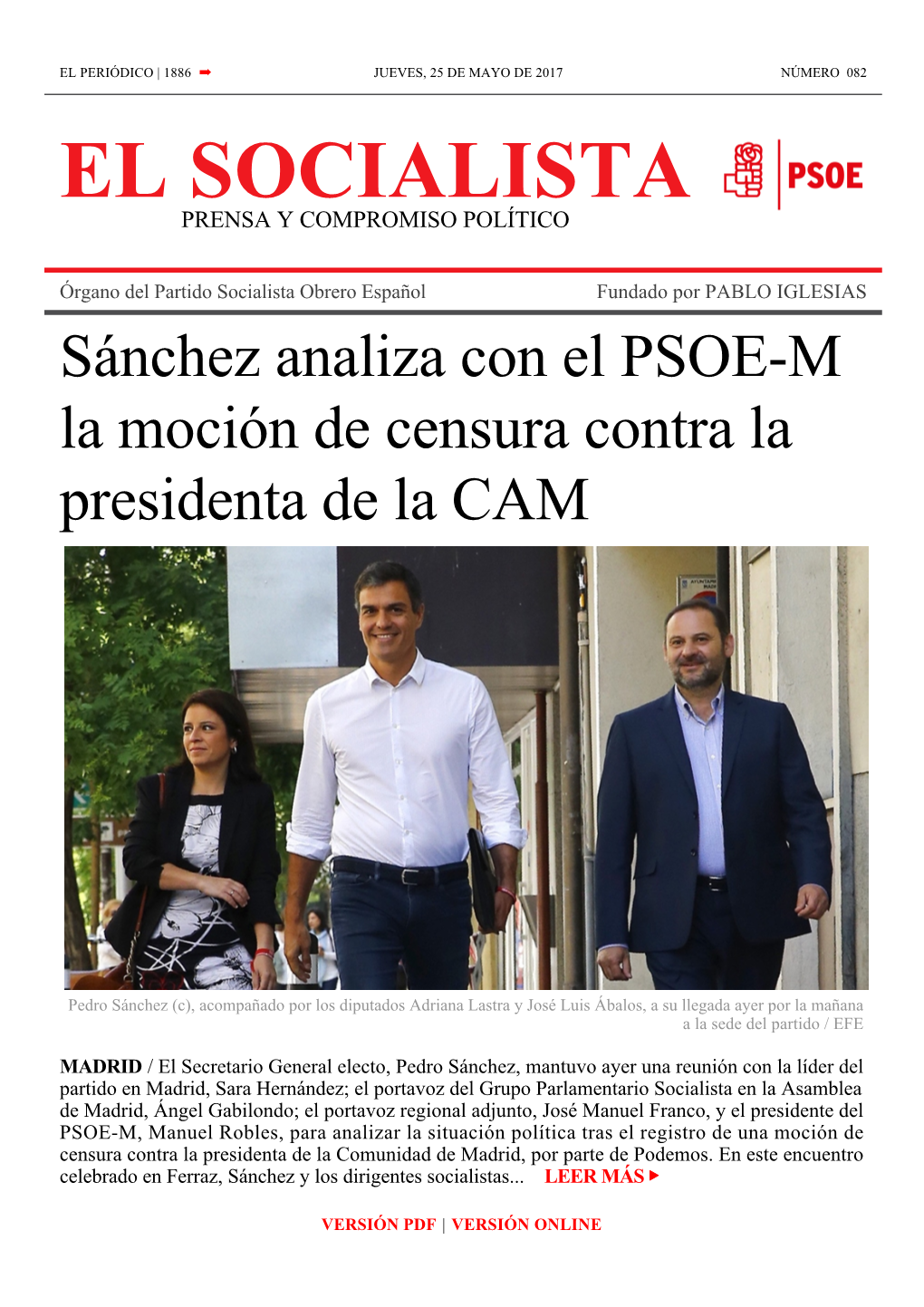 El Socialista Prensa Y Compromiso Político