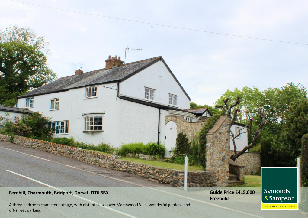 Fernhill, Charmouth, Bridport, Dorset, DT6