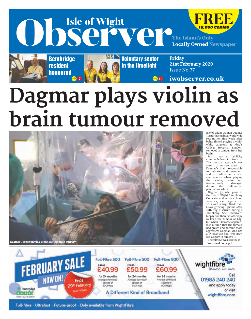 Dagmar Plays Violin As Brain Tumour Removed