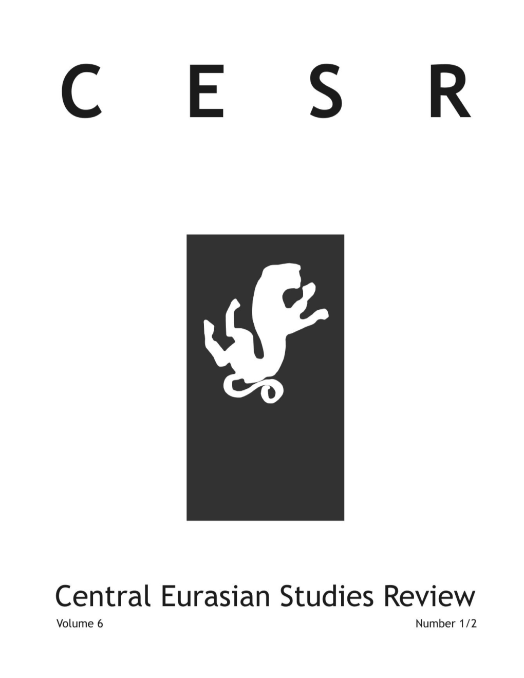 Central Eurasian Studies Review