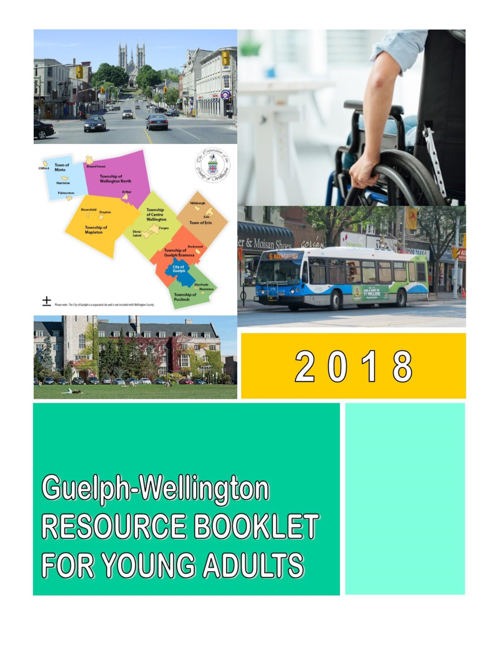 Guelph Wellington Resource Booklet for Young Adults 2018