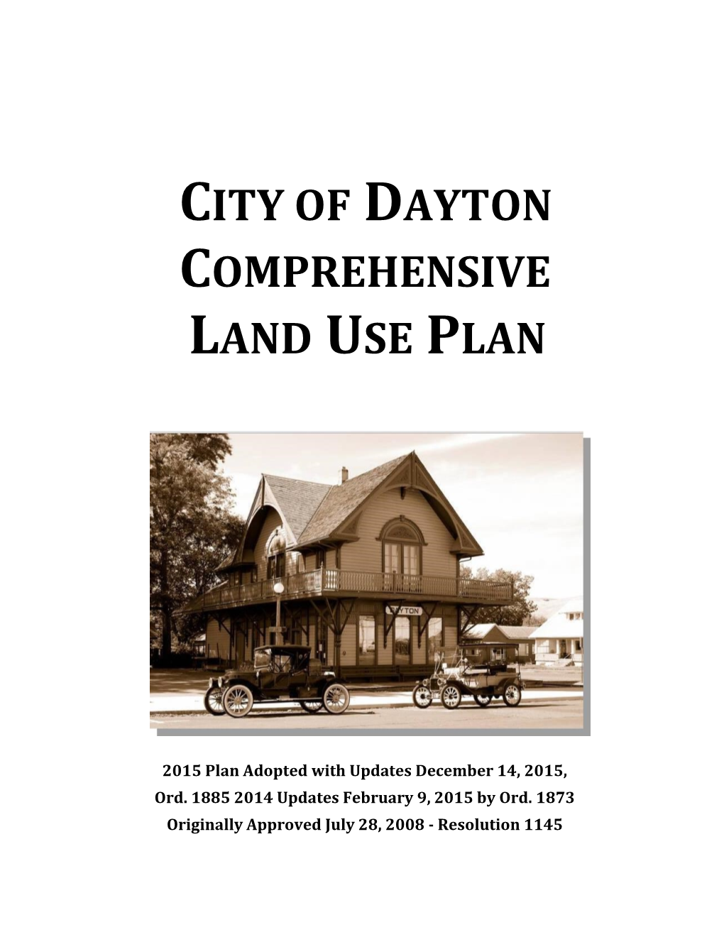 City of Dayton Comprehensive Land Use Plan