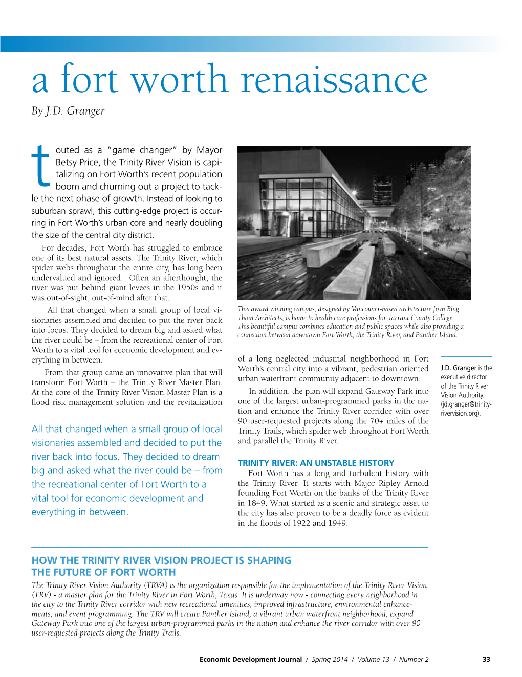 A Fort Worth Renaissance by J.D