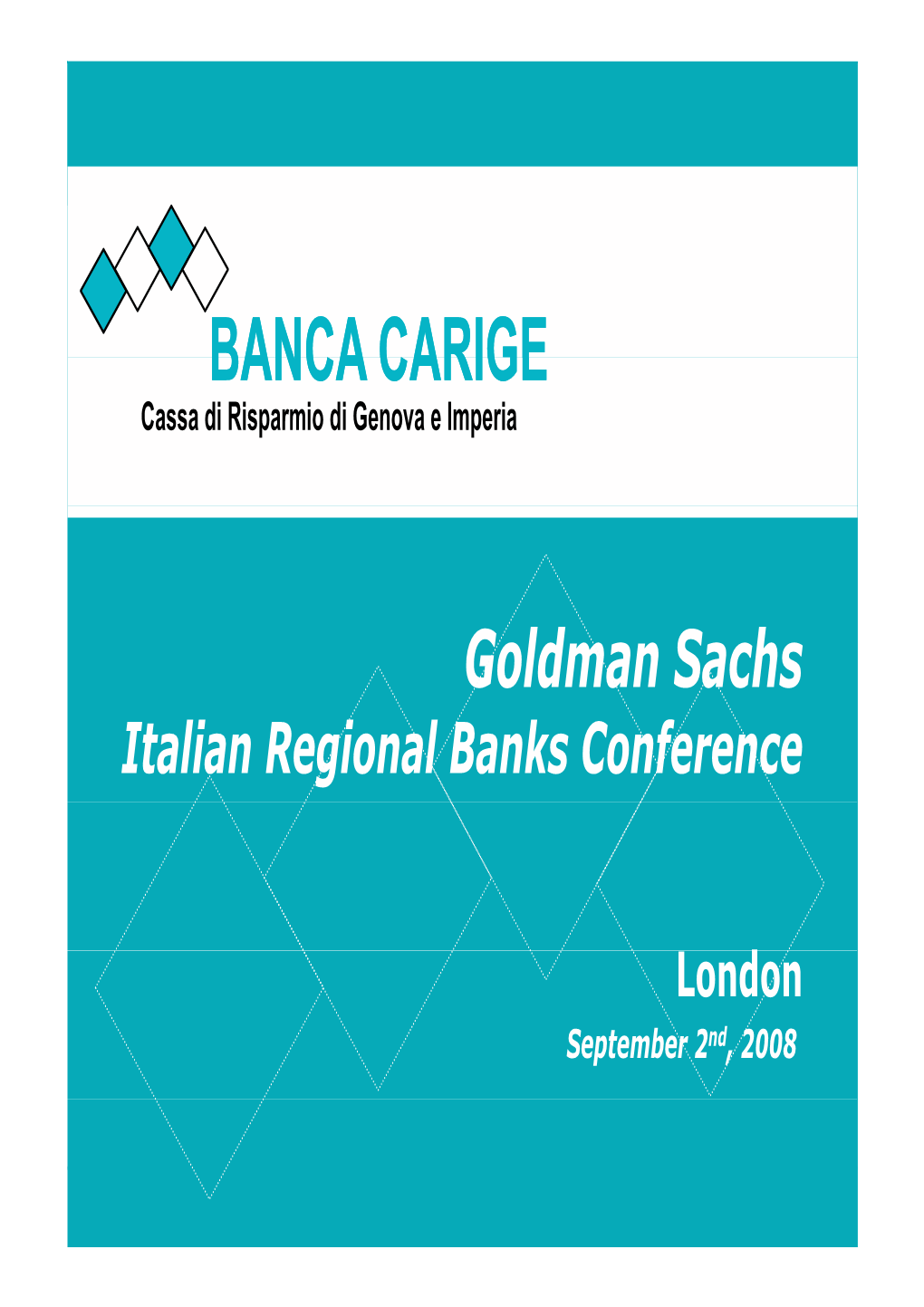 PDF 02/09/2008 Goldman Sachs Italian Regional