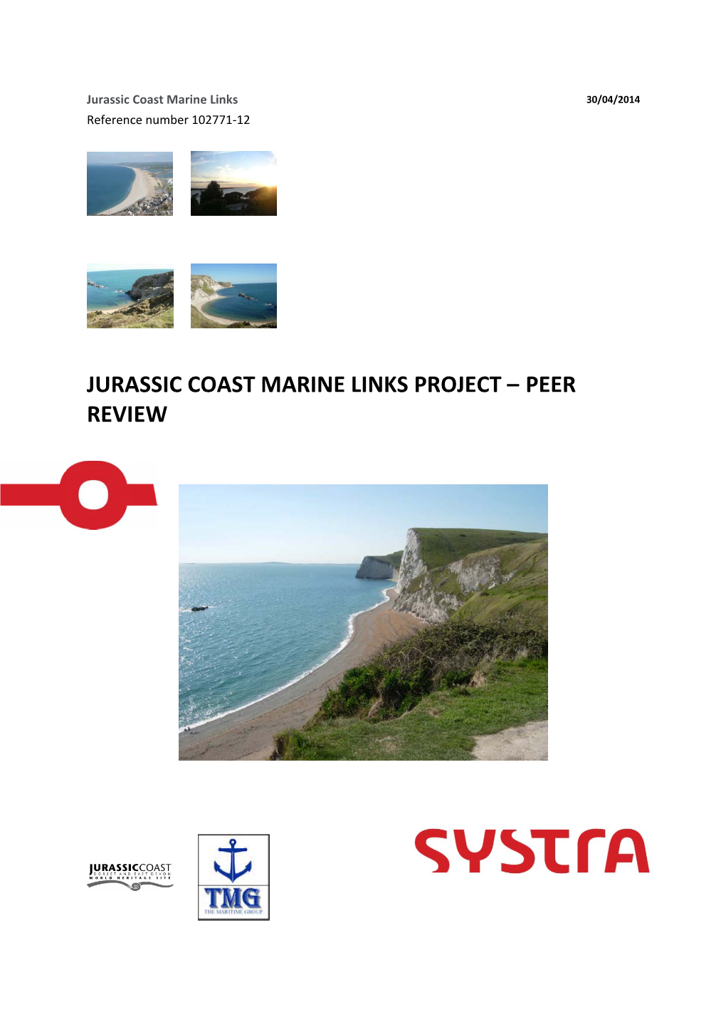 Jurassic Coast Marine Links 30/04/2014 Reference Number 102771‐12
