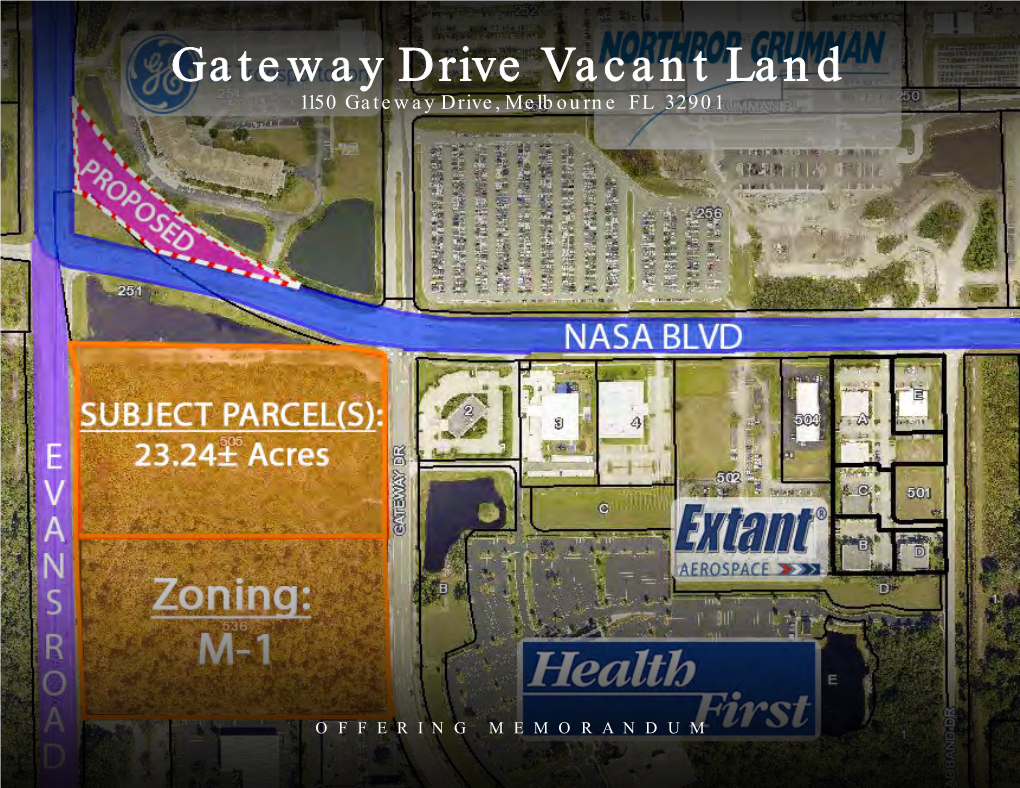 Gateway Drive Vacant Land 1150 Gateway Drive, Melbourne FL 32901