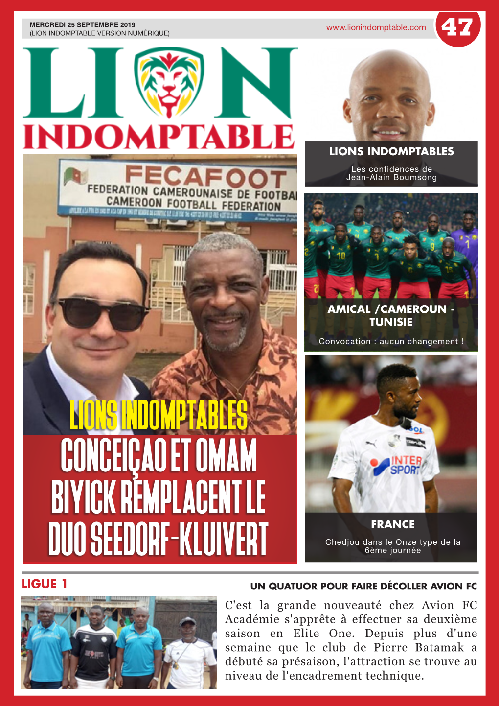 Lions Indomptables CAMEROUN