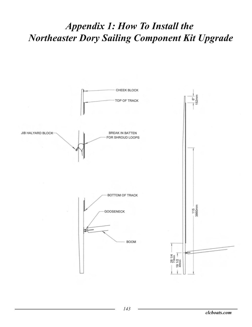 How to Install the Northeaster Dory Sailing Component Kit Upgrade