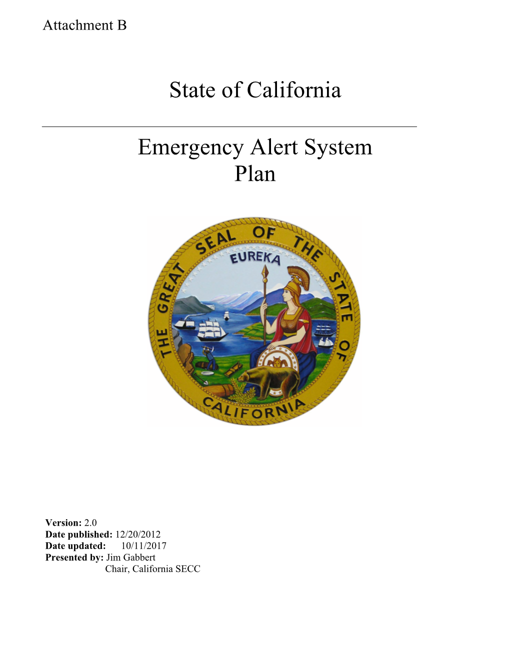 California Eas Plan