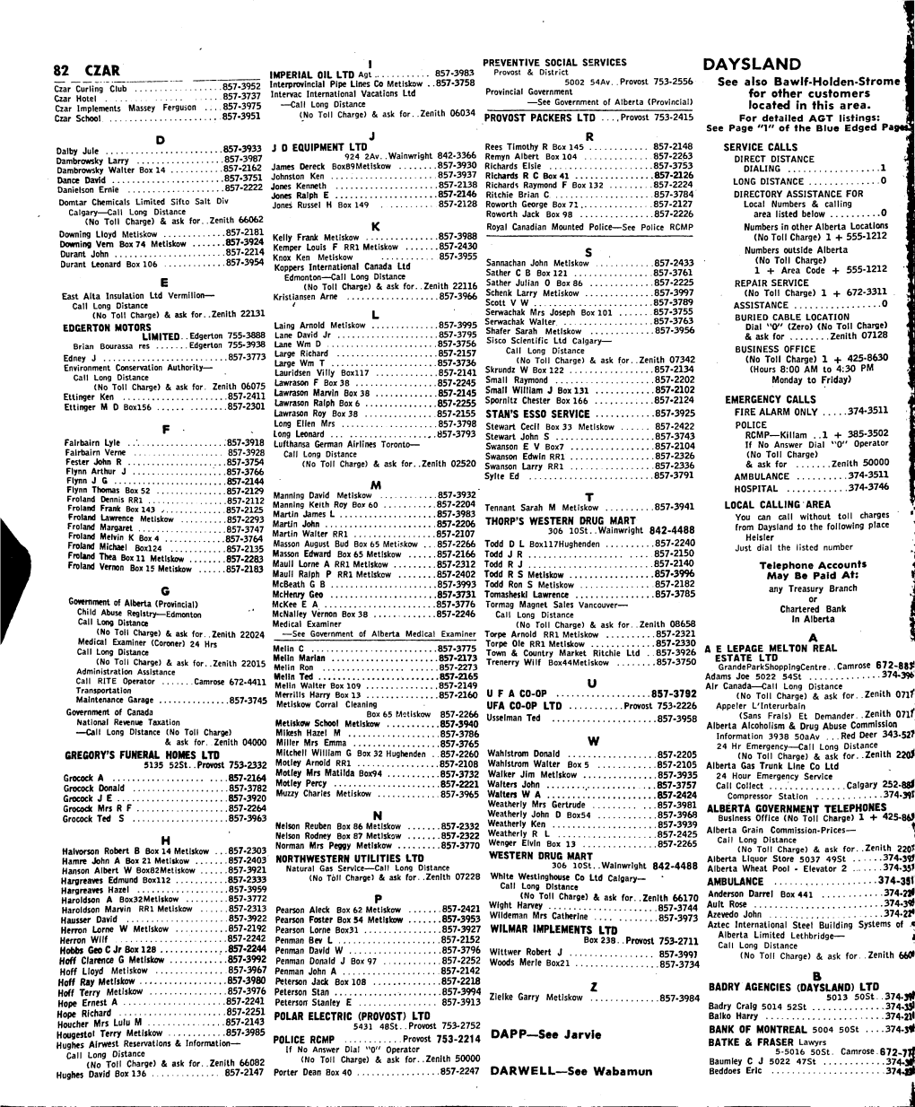 Fort Saskatchewan 1977 Dec D to E