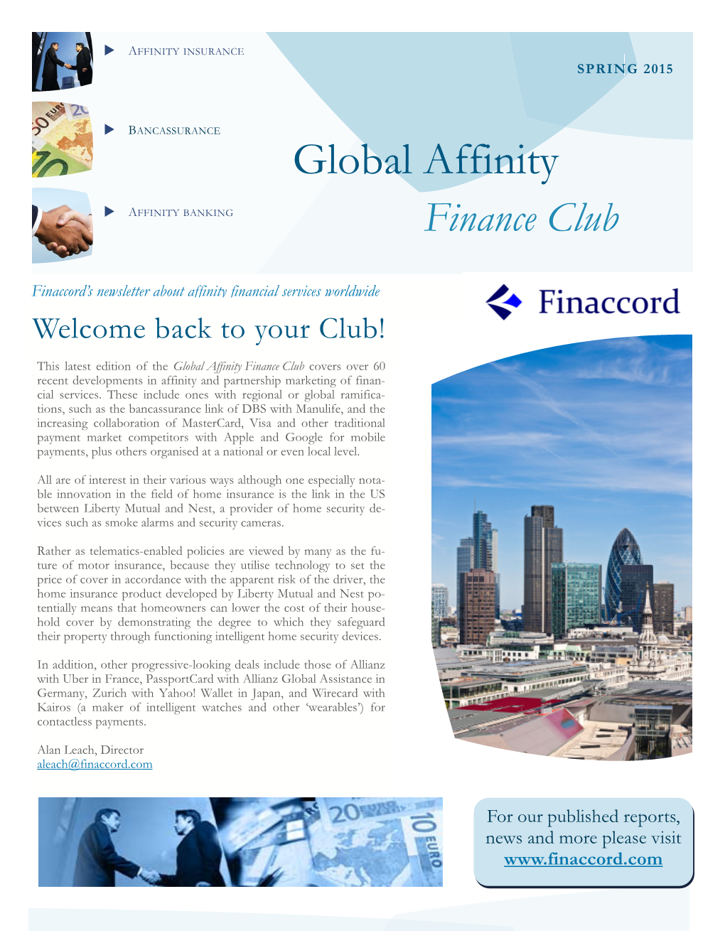 Global Affinity Finance Club Spring 2015 Draft