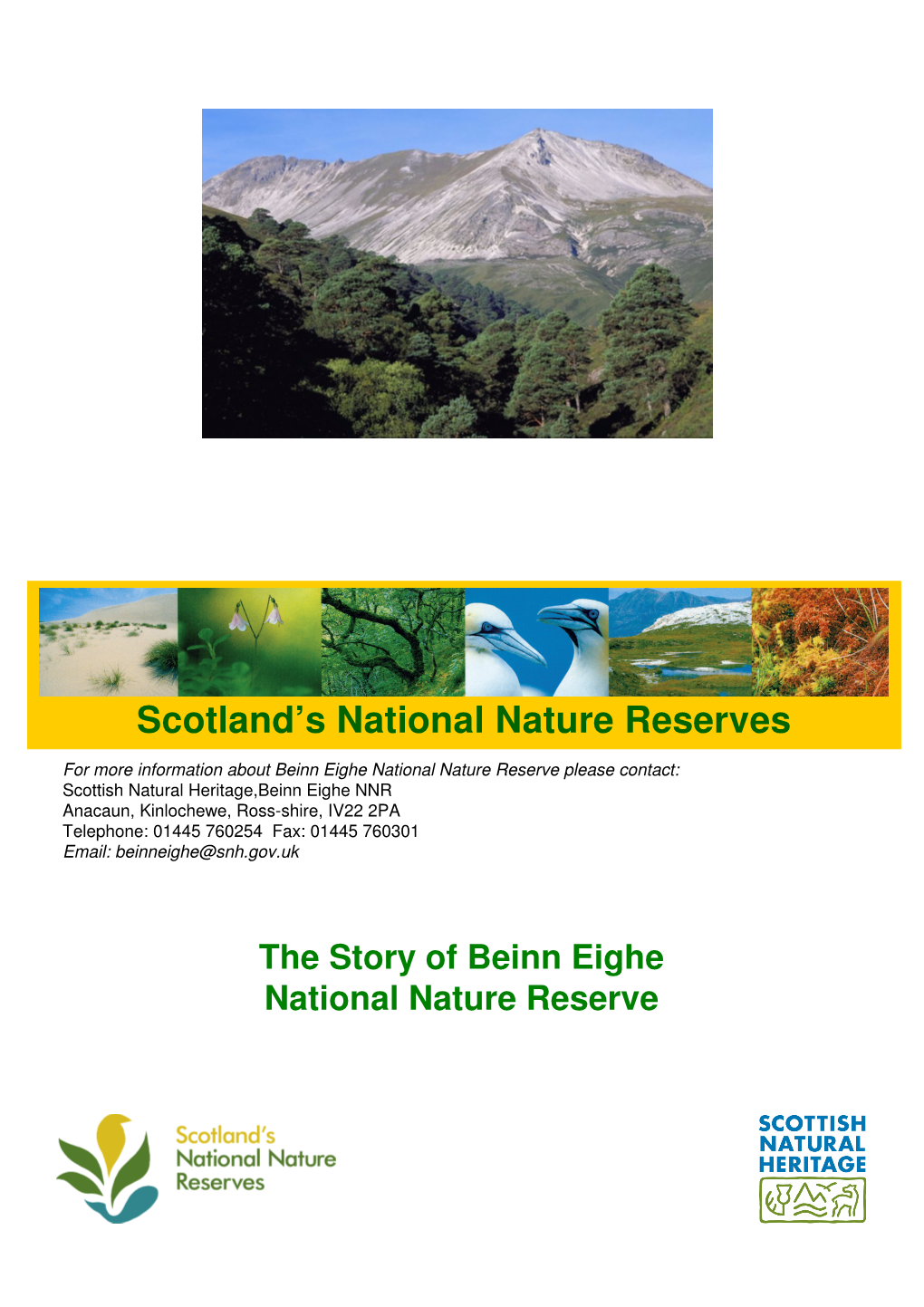 The Story of Beinn Eighe National Nature Reserve.Pdf