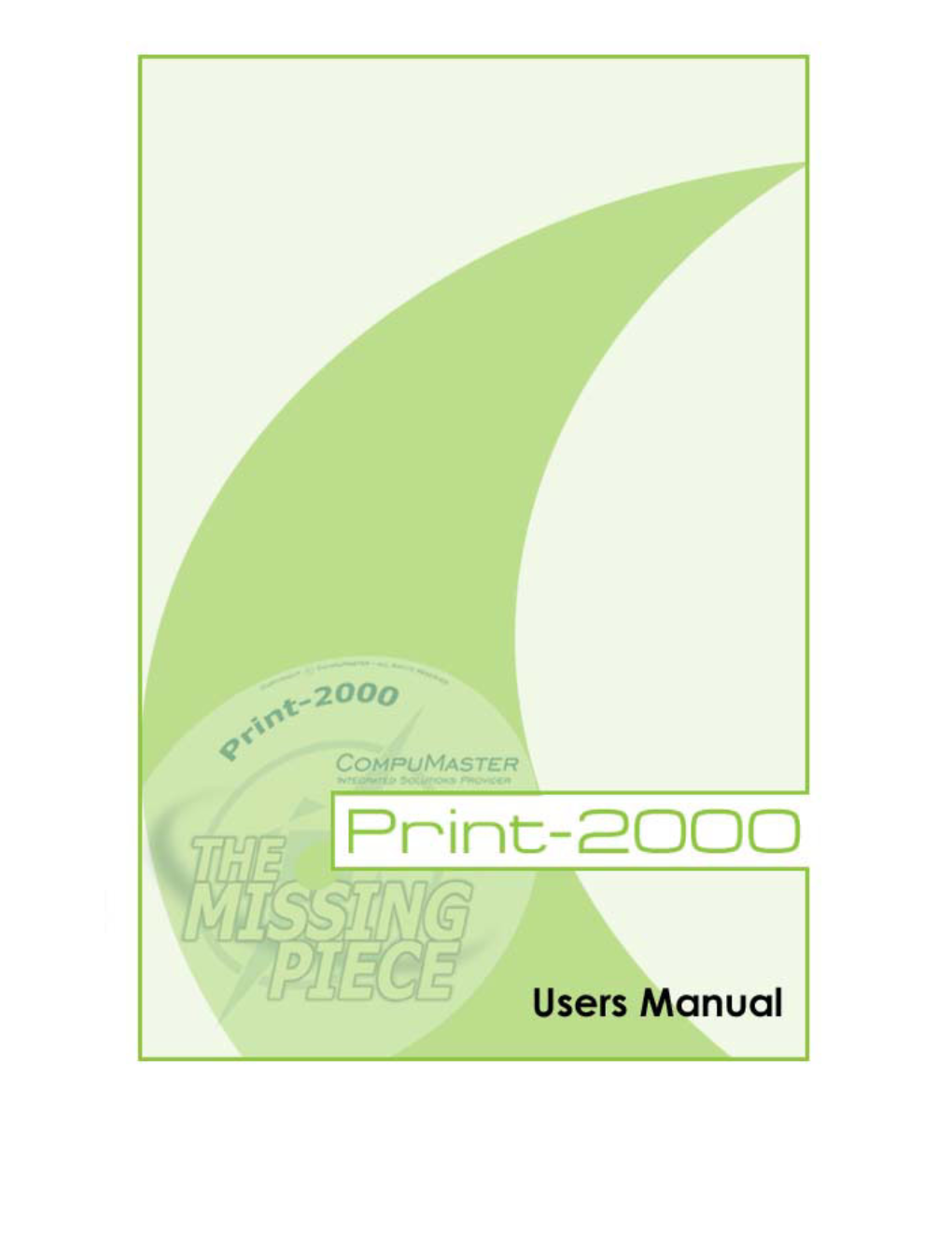 Print-2000 User Manual Contents • Iii Creating a Printer Session