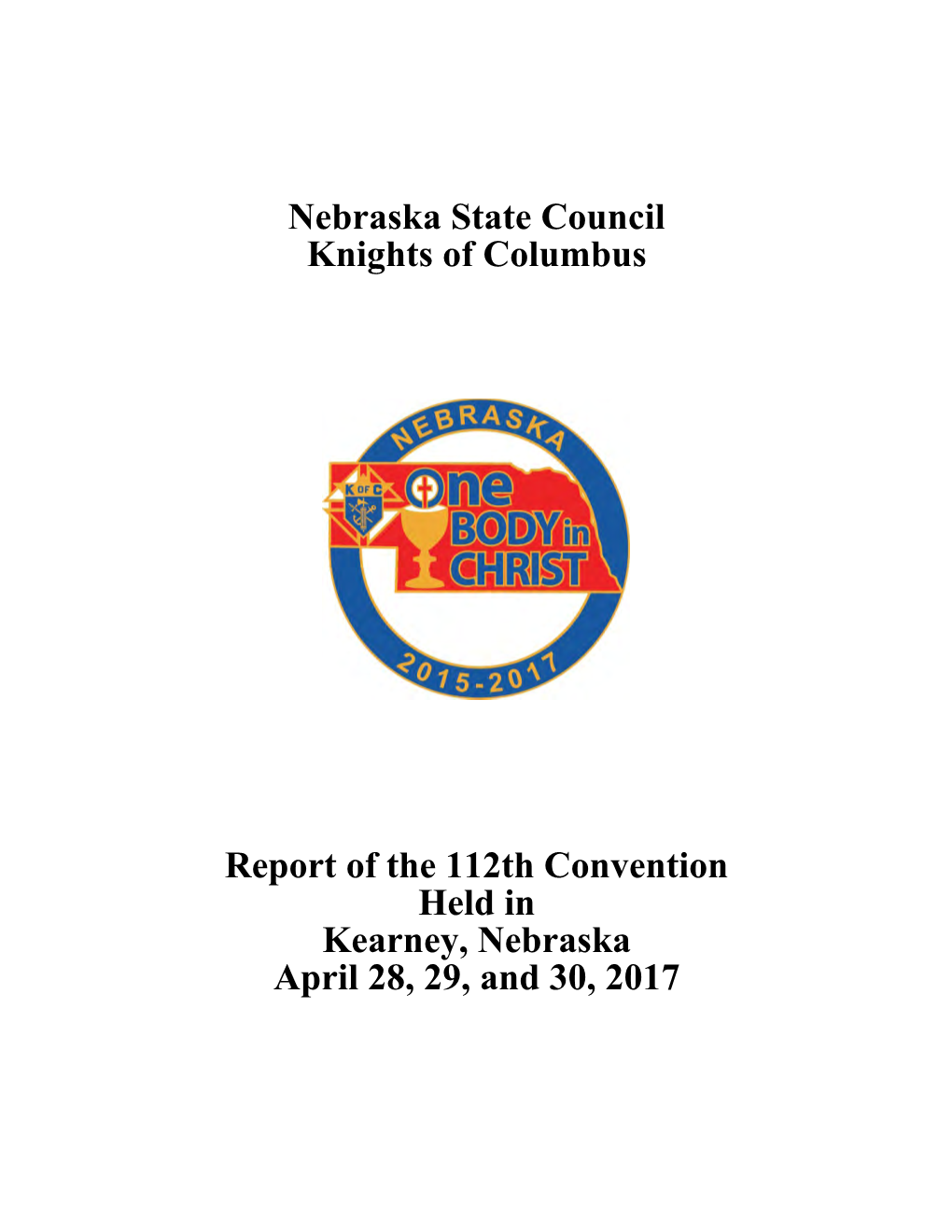 Nebraska State Council Knights of Columbus