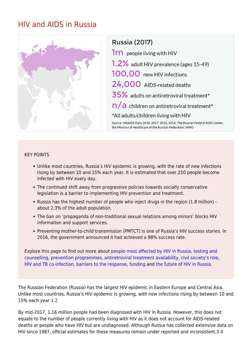 HIV and AIDS in Russia