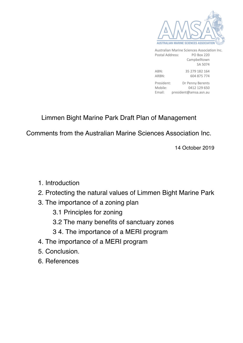 Limmen Bight Marine Park Draft Plan of Management