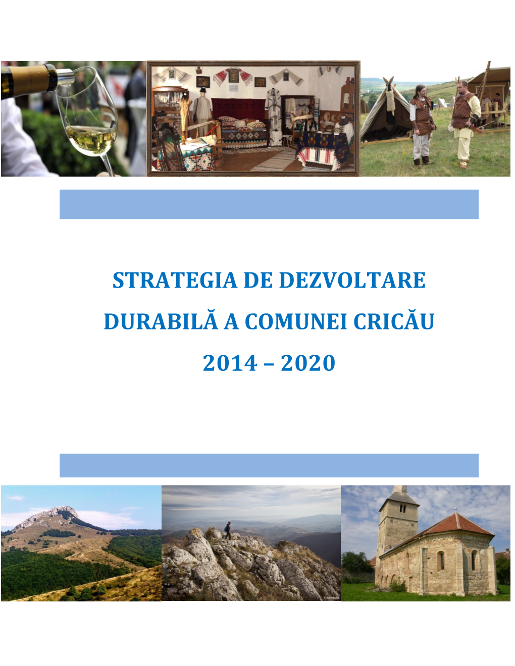 Strategia De Dezvoltare Durabilă a Comunei Cricău 2014 – 2020