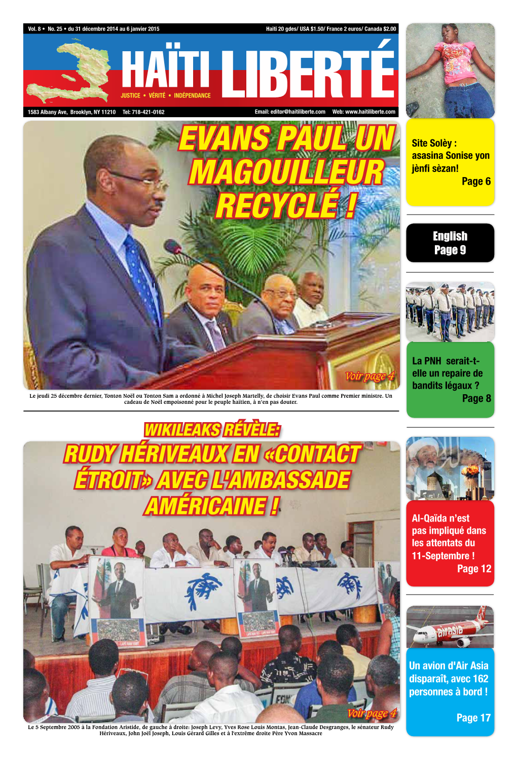 Evans Paul Un Magouilleur Recyclé !