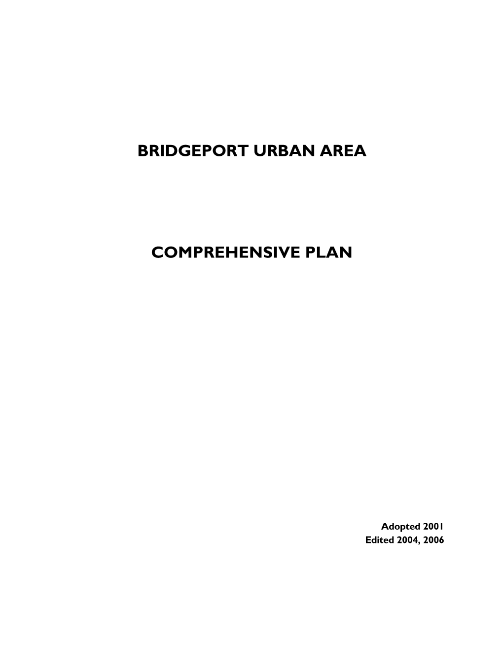 Proposed Comprehensive Plan Changes