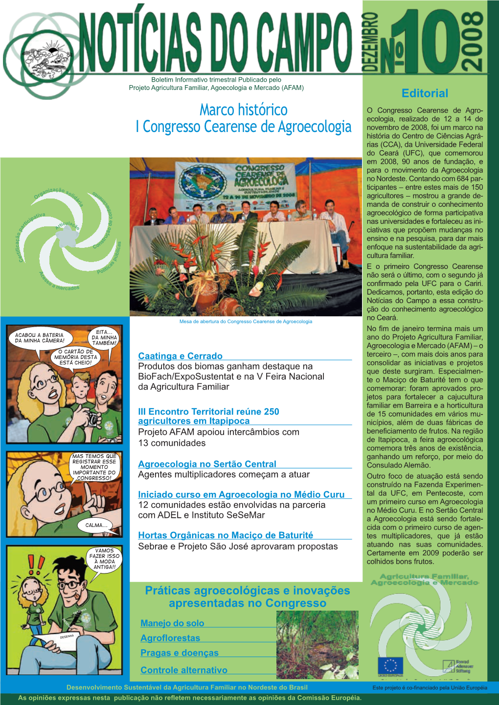 Marco Histórico I Congresso Cearense De Agroecologia