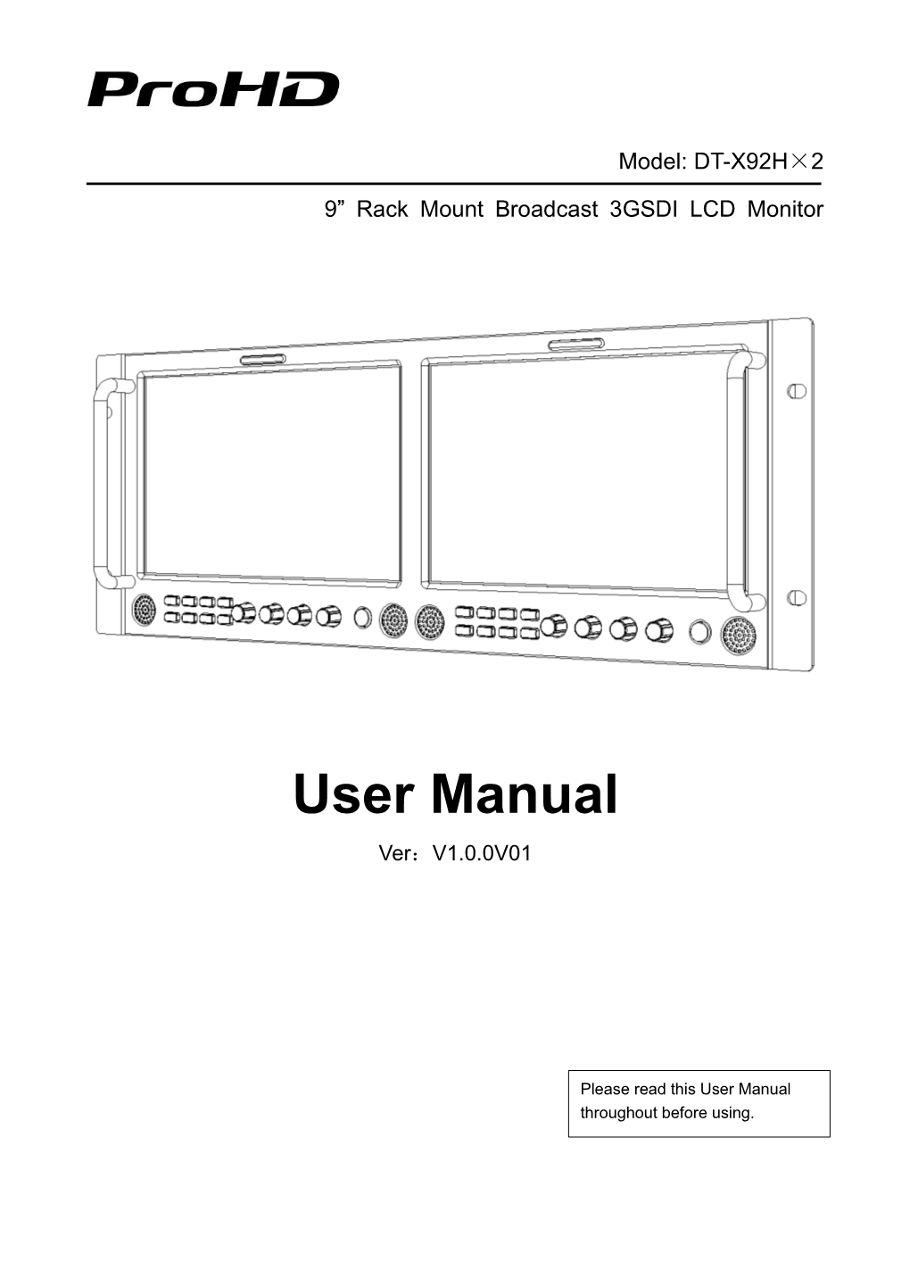 User Manual Ver：V1.0.0V01